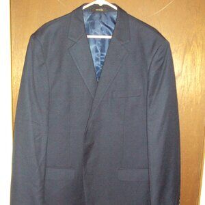 Van Heusen Suit Separates, Jacket, Size 104, Dark Blue, Small Pin Stripe Detail
